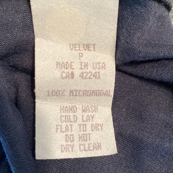 Velvet Graham & Spencer Anthro Metallic Silver Tunic Slip Dress - XS - Picture 10 of 10